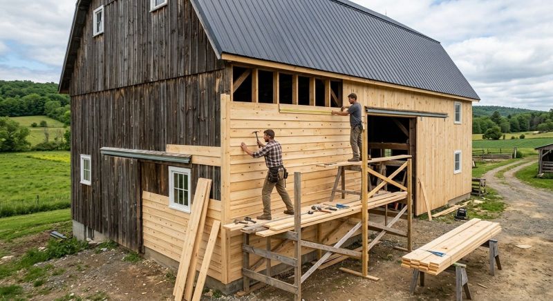Barn Siding Installation in Baker County, FL