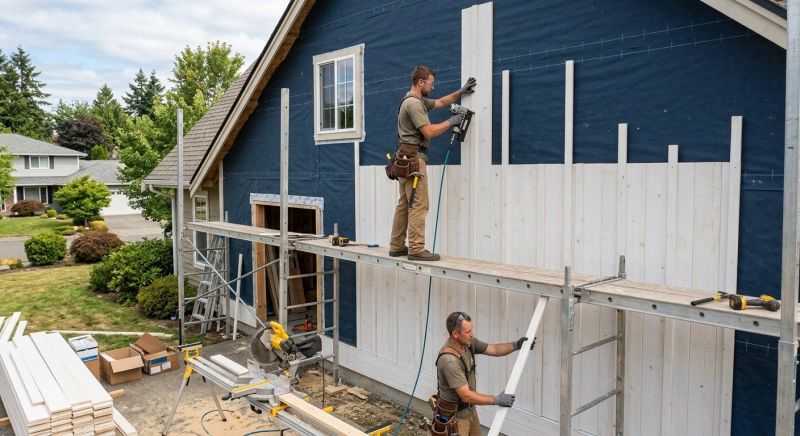Batten Siding Installation in Lawtey, FL