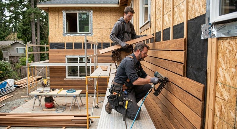 Hardwood Siding Installation in Clay County, FL