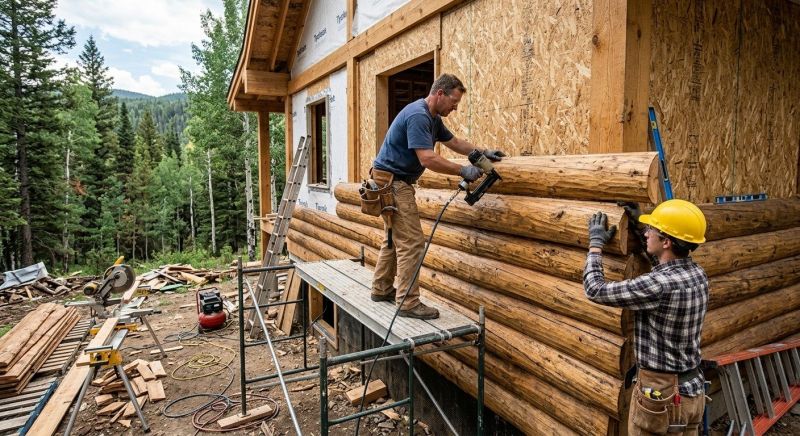 Log Home Siding Installation in Clay County, FL