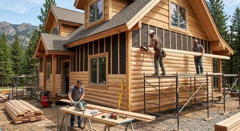 Log Siding Installation in Macclenny, FL