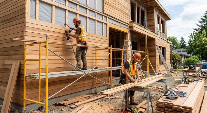 Wood Cladding Installation in Jacksonville Beach, FL