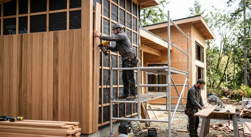 Wood Cladding Installation in Ponte Vedra Beach, FL